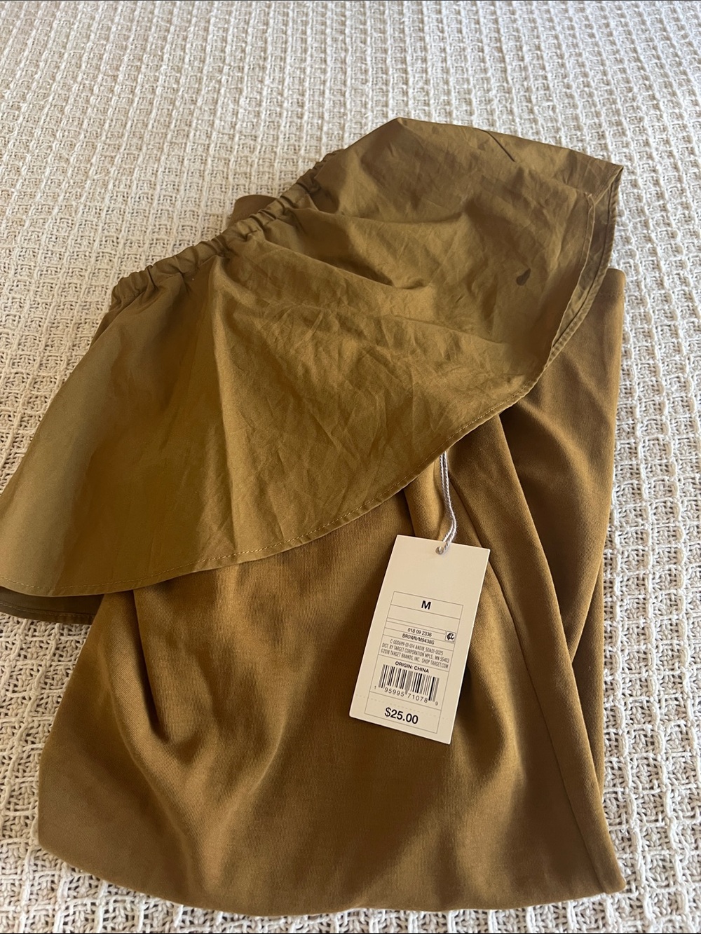 One-Shoulder Ruffle Shift Dress - Olive - Picture 5 of 5